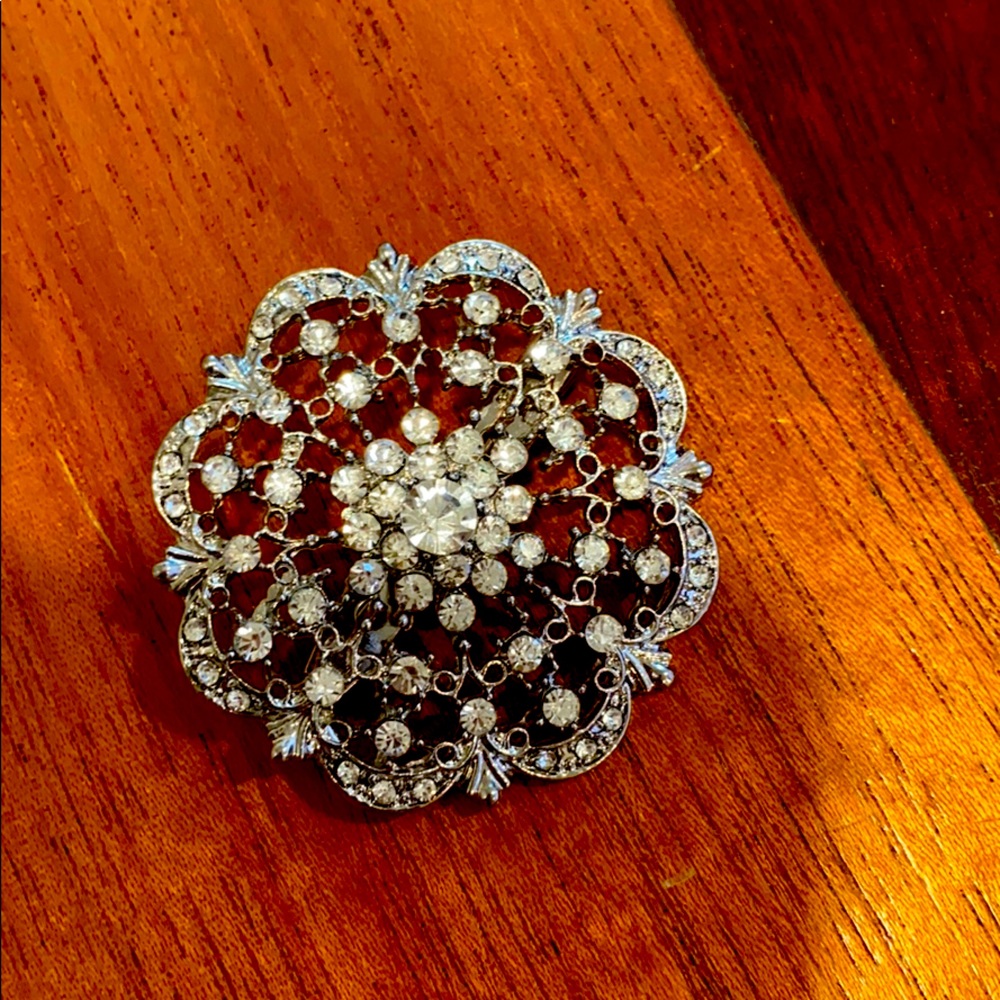 Rhinestone broach for wedding or event